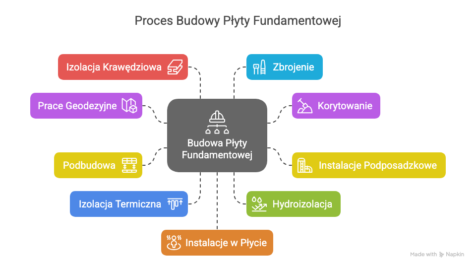 jak powstaje plyta fundamentowa